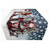 Vianočný gobelínový behúň na stôl Sane Chenille IT017 40x180 cm Viacfarebná Vianočný gobelínový behúň na stôl Sane Chenille IT017 40x180 cm Viacfarebná