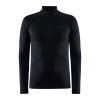 Pánske funkčné tričko CRAFT CORE Dry Active Comfort ZIP čierne M Pánske funkčné tričko CRAFT CORE Dry Active Comfort ZIP čierne M