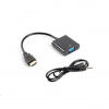 HDMI - VGA adaptér - Jack LANBERG (AD-0017-BK) HDMI - VGA adaptér - Jack LANBERG (AD-0017-BK)