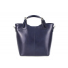 Talianska kožená kabelka 69 modrá Talianska kožená kabelka 69 modrá