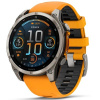 Garmin Fenix 8 47 mm AMOLED Sapphire Titanium Orange/Graphite 010-02904-11 Garmin Fenix 8 47 mm AMOLED Sapphire Titanium Orange/Graphite 010-02904-11