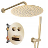 Sprchový set LUNGO MILER zlatý podomietkový s termostatom Rea Sprchový set LUNGO MILER zlatý podomietkový s termostatom Rea