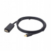 Kábel Gembird CC-mDP-HDMI-6 1,8 m čierny Kábel Gembird CC-mDP-HDMI-6 1,8 m čierny