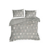 Teplé obliečky na posteľ s jemným vlasom - Flano bielobéžové hniezdičky na sivom podklade, prikrývka 160 x 200 cm + 2 vankúša 70 x 80 cm, ZA-460159 Teplé obliečky na posteľ s jemným vlasom - Flano bielobéžové hniezdičky na sivom podklade, prikrývka 160 x 200 cm + 2 vankúša 70 x 80 cm, ZA-460159