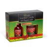 Sada vonnej sviečky a tyčinky - jablko & škorica - 120 g + 100 ml Sada vonnej sviečky a tyčinky - jablko & škorica - 120 g + 100 ml