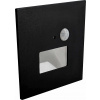 Greenlux JACK PIR linkable Black 1,5W CCT 75/120lm - Múrové vstavané LED svietidlo s PIR pohybovým senzorom GXLL092v2 Greenlux JACK PIR linkable Black 1,5W CCT 75/120lm - Múrové vstavané LED svietidlo s PIR pohybovým senzorom GXLL092v2