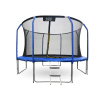 GoodJump GoodJump 4UPVC modrá trampolína 366 cm s ochrannou sítí + žebřík - Inside GoodJump GoodJump 4UPVC modrá trampolína 366 cm s ochrannou sítí + žebřík - Inside
