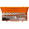NEO tools 08-061 sada nástrčných kľúčov 3/4 21ks nástrčných kľúčov19-50mm NEO náradie NEO tools 08-061 sada nástrčných kľúčov 3/4 21ks nástrčných kľúčov19-50mm NEO náradie