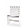 Halmar Toaletný stolík Hollywood, biely Halmar Toaletný stolík Hollywood, biely