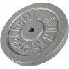 Gorilla Sports Liatinový záťažový kotúč, strieborný, 25 kg Gorilla Sports Liatinový záťažový kotúč, strieborný, 25 kg