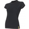 Dámské merino tričko SENSOR df černá Velikost: S, Barva: černá Dámské merino tričko SENSOR df černá Velikost: S, Barva: černá