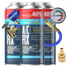 A/C FIX 3x Chladivo R1234yf Plyn do klimatizácie 705g + HADICA + ADAPTÉR A/C FIX 3x Chladivo R1234yf Plyn do klimatizácie 705g + HADICA + ADAPTÉR