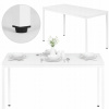 Stôl TESSA 120 cm x 60 cm - biely / biele nohy Stôl TESSA 120 cm x 60 cm - biely / biele nohy
