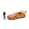 Jada Toys Rýchlo a zbesilo auto 1995 Toyota Supra + figúrka Brian O'Conner 1:24 Jada Toys Rýchlo a zbesilo auto 1995 Toyota Supra + figúrka Brian O'Conner 1:24
