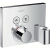 Hansgrohe ShowerSelect podomietkový termostat-ovládanie 2 spotrebiče, FixfitaPorter,chróm 15765000 Hansgrohe ShowerSelect podomietkový termostat-ovládanie 2 spotrebiče, FixfitaPorter,chróm 15765000