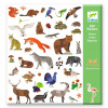 Samolepky FAUNA 160 ks Djeco Samolepky FAUNA 160 ks Djeco