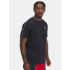 Under Armour Pánske tričko UA Icon HWT Tee Taping Čierna LG Under Armour Pánske tričko UA Icon HWT Tee Taping Čierna LG