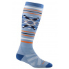 DARN TOUGH Dámske lyžiarske ponožky SNOW LIGHTWEIGHT MERINO CUSHION OVER THE CALF bluebird - modré Veľkosť: L DARN TOUGH Dámske lyžiarske ponožky SNOW LIGHTWEIGHT MERINO CUSHION OVER THE CALF bluebird - modré Veľkosť: L