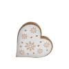 InDecor Vianočné srdce z mangového dreva White, 25 x 4 x 25 cm InDecor Vianočné srdce z mangového dreva White, 25 x 4 x 25 cm