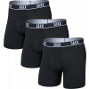 SAXX ESSENTIAL PERFORM MESH BOXER BRF FLY 3PK black - XL SAXX ESSENTIAL PERFORM MESH BOXER BRF FLY 3PK black - XL