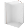 Mexen Kioto sprchová stena Walk-in 140 x 200 cm, mráz 8 mm, ružové zlato - 800-140-101-60-30 Mexen Kioto sprchová stena Walk-in 140 x 200 cm, mráz 8 mm, ružové zlato - 800-140-101-60-30