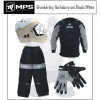 MPS brankársky florbalový set Black/White M MPS brankársky florbalový set Black/White M