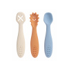 Bebeconfort Prvé lyžičky silikónové 3 ks Bebeconfort Prvé lyžičky silikónové 3 ks
