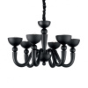 Závěsné svítidlo Ideal Lux Bon Bon SP6 nero 140339 černé 80cm Závěsné svítidlo Ideal Lux Bon Bon SP6 nero 140339 černé 80cm
