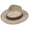 Fiebig - Headwear since 1903 Pánsky slamený klobúk z morskej trávy s dvojfarebnou hnedou stuhou - Fedora Veľkosť: 55 cm (S) Fiebig - Headwear since 1903 Pánsky slamený klobúk z morskej trávy s dvojfarebnou hnedou stuhou - Fedora Veľkosť: 55 cm (S)