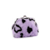 Malá peňaženka / mincovka plyšová tiger - fialová sv. Malá peňaženka / mincovka plyšová tiger - fialová sv.
