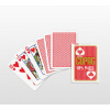 Pokrové karty COPAG PKJ REGULAR 100% plastové červené (Kvalitné plastové pokrové hracie karty, 1 balík)