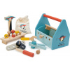 Tender Leaf Toys drevený kufrík Tap Tap Tool box s pracovným náradím a zatĺkačkou Tender Leaf Toys drevený kufrík Tap Tap Tool box s pracovným náradím a zatĺkačkou