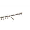 Jednoduchá kovová garniža Antyk 200 cm - koncovka Monako Jednoduchá kovová garniža Antyk 200 cm - koncovka Monako