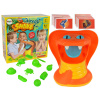 LEAN TOYS Hra s kartovou zručnosťou hryzúceho hada v oranžovej farbe LEAN TOYS Hra s kartovou zručnosťou hryzúceho hada v oranžovej farbe