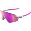 Slnečné okuliare 100% Slendale - Polished Translucent Grey - Purple Multilayer Mirror Lens uni Slnečné okuliare 100% Slendale - Polished Translucent Grey - Purple Multilayer Mirror Lens uni