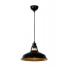LUCIDE BRASSY-BIS Pendant E27 D31cm Black 43401/31/30 LUCIDE BRASSY-BIS Pendant E27 D31cm Black 43401/31/30