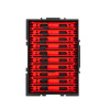 Preston Interlok Winder Tray Red Sada navijakových dosiek s modulom Červená 13cm Preston Interlok Winder Tray Red Sada navijakových dosiek s modulom Červená 13cm
