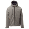 PAYPER GALE PAD S00515-P114 / Softshellová zimná bunda s kapucňou - smoke/black M PAYPER GALE PAD S00515-P114 / Softshellová zimná bunda s kapucňou - smoke/black M