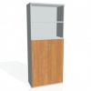 Policová skriňa Strong, 80x192x40 cm, jelša/sivá Policová skriňa Strong, 80x192x40 cm, jelša/sivá