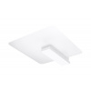 Sollux Lappo stropné svietidlo biele 2x E27 stmievateľné 40x14x47,5cm