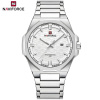 NAVIFORCE Hodinky ST-38653 - Strieborná/Biela NAVIFORCE Hodinky ST-38653 - Strieborná/Biela