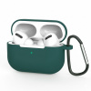 Techsuit – Silicone Case silikónové puzdro na AirPods Pro 3 (ultratenký hladký materiál) – zelené Techsuit – Silicone Case silikónové puzdro na AirPods Pro 3 (ultratenký hladký materiál) – zelené