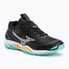 Hádzanárske topánky Mizuno Wave Stealth 6 black/tangelo/ice green Hádzanárske topánky Mizuno Wave Stealth 6 black/tangelo/ice green