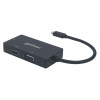 Manhattan 152983 USB grafický adaptér 3840 x 2160 px Černá Manhattan 152983 USB grafický adaptér 3840 x 2160 px Černá