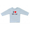 Košilka pro miminko Gama větší nápis I love Mum and Dad vel.56 Košilka pro miminko Gama větší nápis I love Mum and Dad vel.56