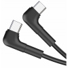 Kábel KrainaGSM USB typ C - USB typ C 1 m čierny Kábel KrainaGSM USB typ C - USB typ C 1 m čierny