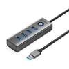 Orico PDD4U-U3 HUB adaptér USB - 4x USB 3.0, šedý Orico PDD4U-U3 HUB adaptér USB - 4x USB 3.0, šedý