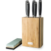 Sada nožov G21 Gourmet Damascus v bambusovom bloku 5 ks + brusný kameň Sada nožov G21 Gourmet Damascus v bambusovom bloku 5 ks + brusný kameň