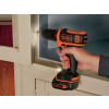 BLACK+DECKER Aku ultrakompaktný vŕtací skrutkovač 10,8V BDCDD12 BLACK+DECKER Aku ultrakompaktný vŕtací skrutkovač 10,8V BDCDD12