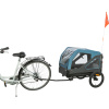 Vozík za bicykel, L: 81 x 112 x 112/155 cm, modrá/sivá Vozík za bicykel, L: 81 x 112 x 112/155 cm, modrá/sivá